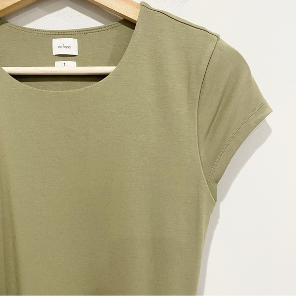 ARITZIA Wilfred New Lune Dress Bosana Green Size Small - Picture 4 of 13